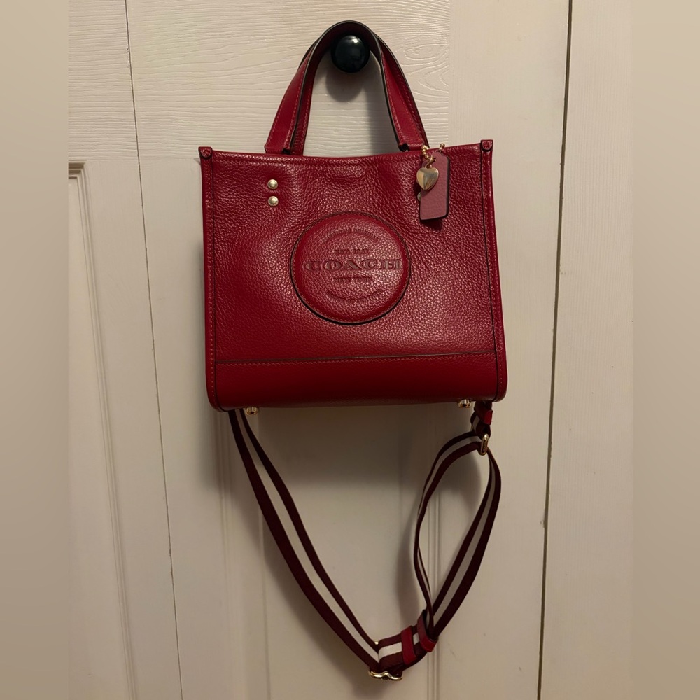 Coach Dempsey 22 Red - Crossbody and Handbag